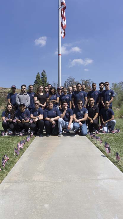 Flag remembrance ceremony