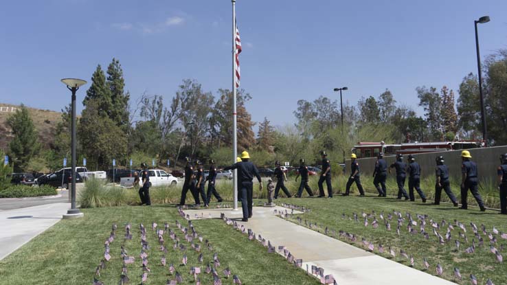 Flag remembrance ceremony