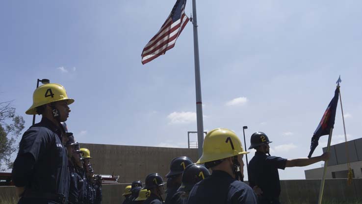 Flag remembrance ceremony