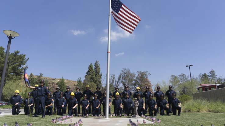 Flag remembrance ceremony