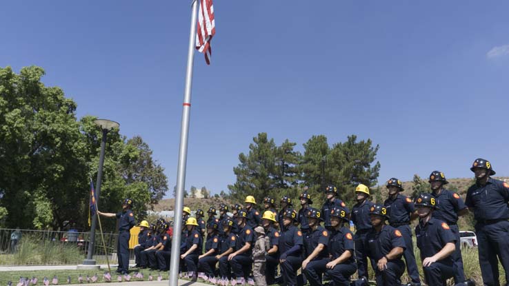 Flag remembrance ceremony