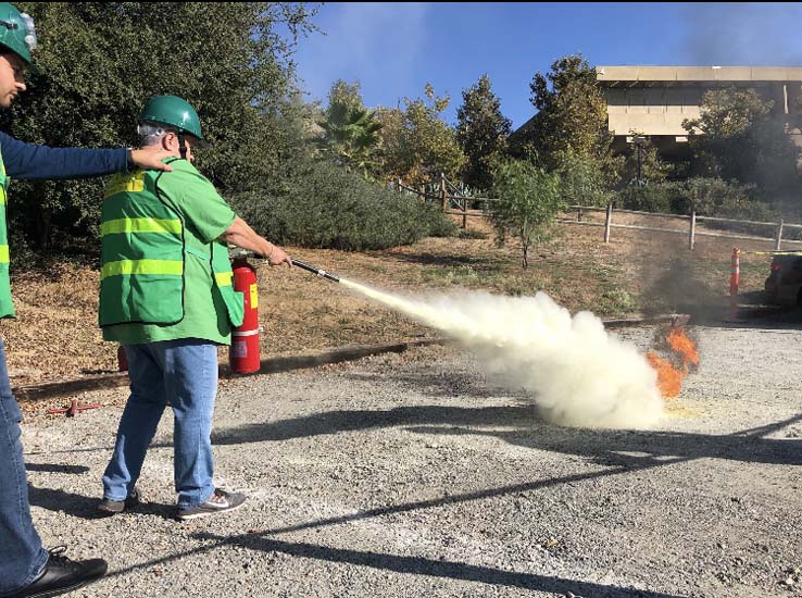 People at the CERT training