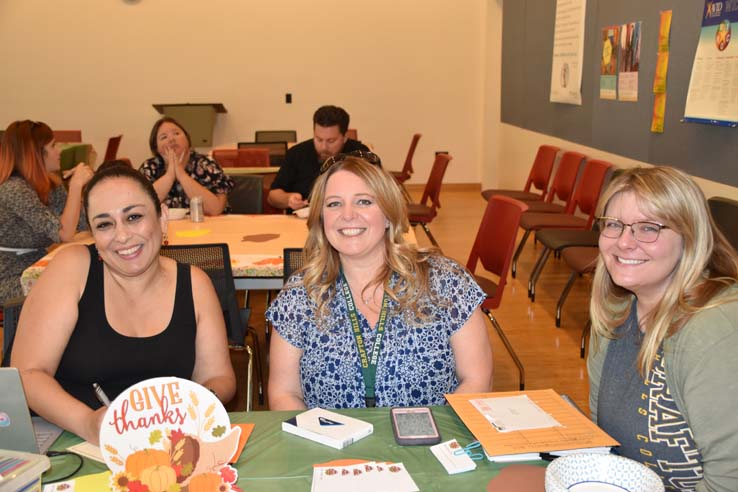 People enjoying the Chili Cook Off