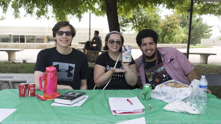 People enjoying Club Rush