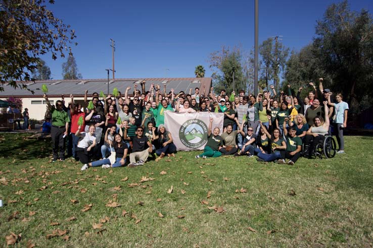 Group at the Three Peaks Family Services event