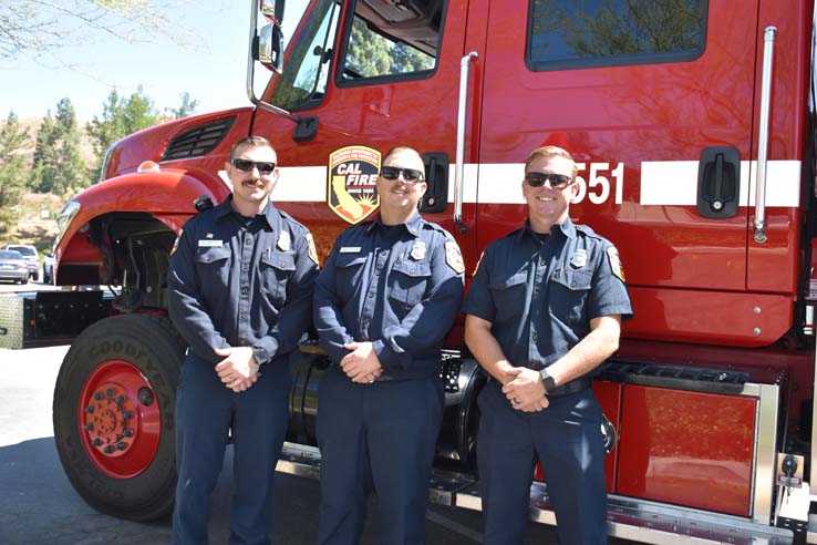 People enjoying the Fire/EMS Job Fair