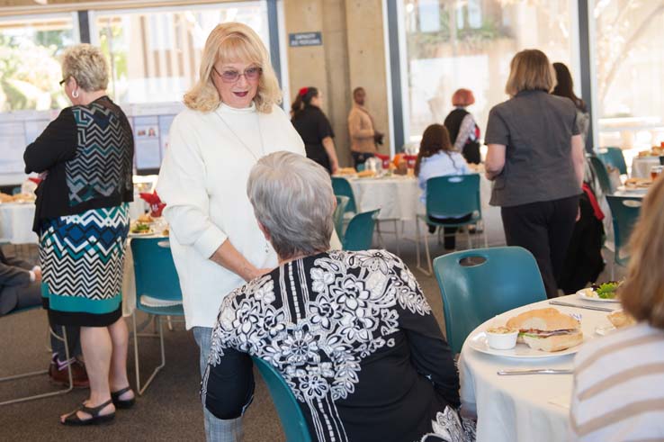 People enjoying the Friends of CHC Luncheon