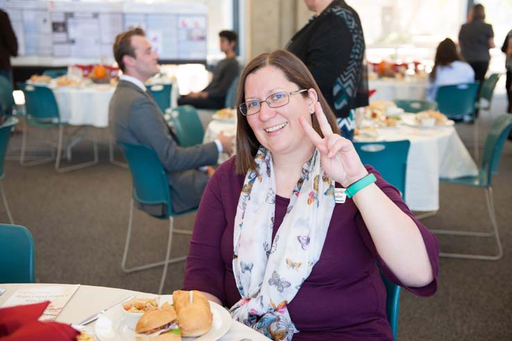 People enjoying the Friends of CHC Luncheon