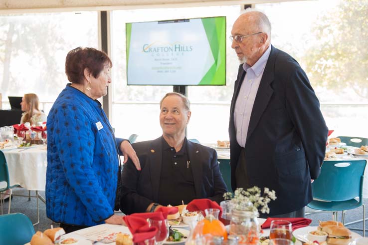 People enjoying the Friends of CHC Luncheon