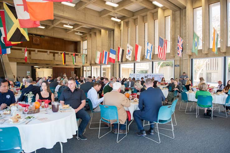 People enjoying the Friends of CHC Luncheon