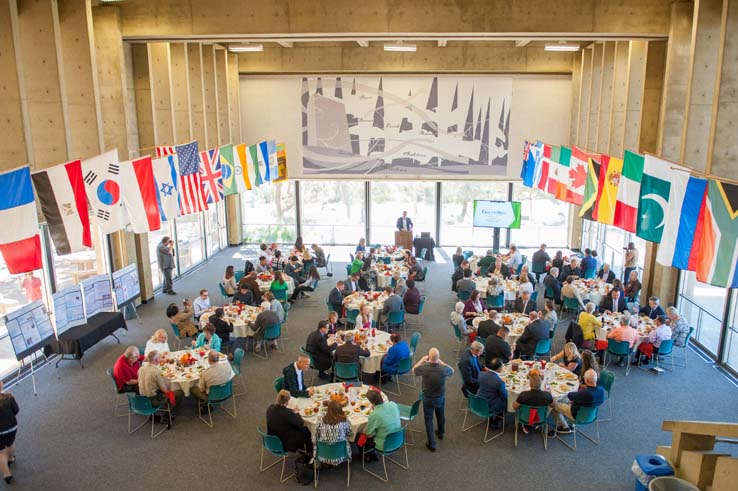 People enjoying the Friends of CHC Luncheon