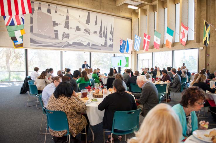 People enjoying the Friends of CHC Luncheon