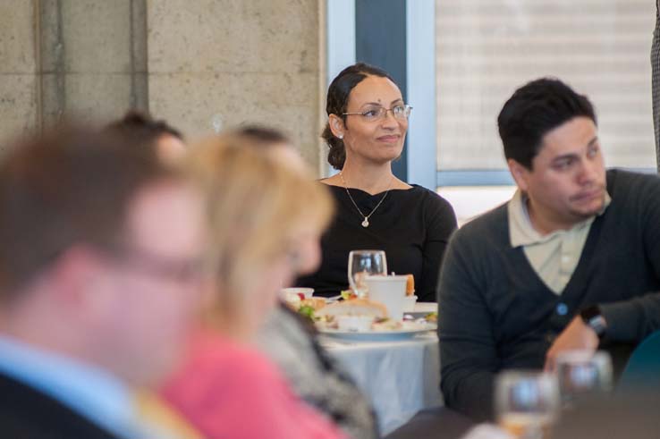 People enjoying the Friends of CHC Luncheon