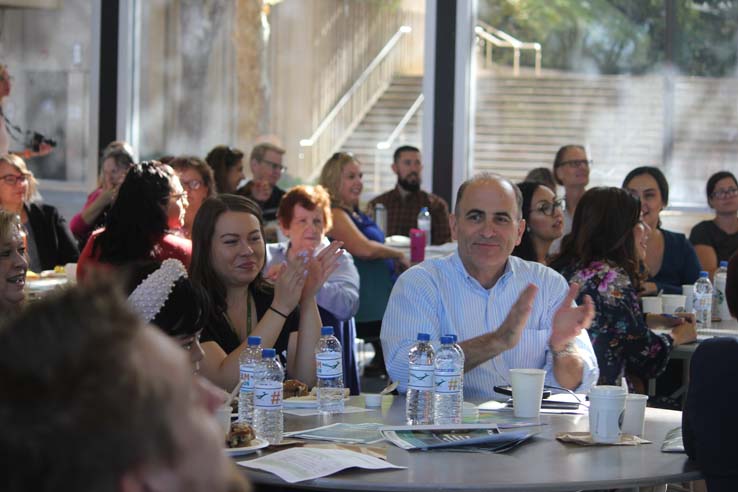 People enjoying In-Service Day