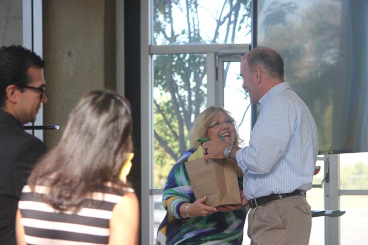 People enjoying In-Service Day