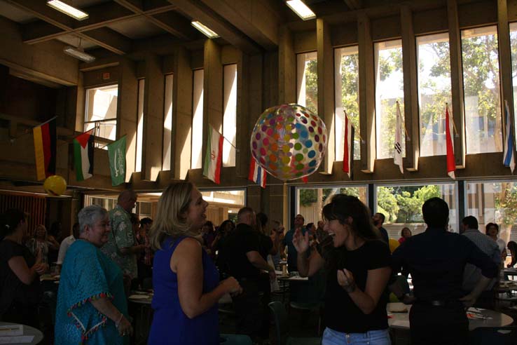 People enjoying In-Service Day