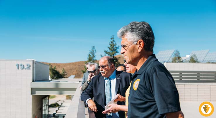 Assemblymember Medina visits