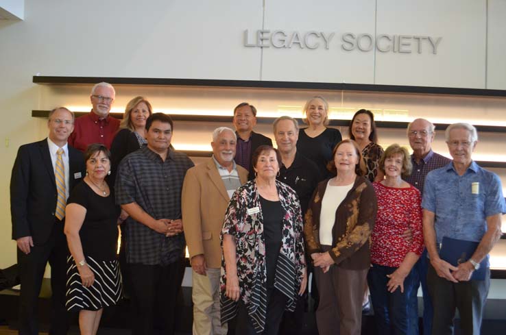 People at the Legacy Wall unveiling