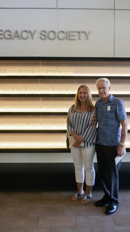 People at the Legacy Wall unveiling