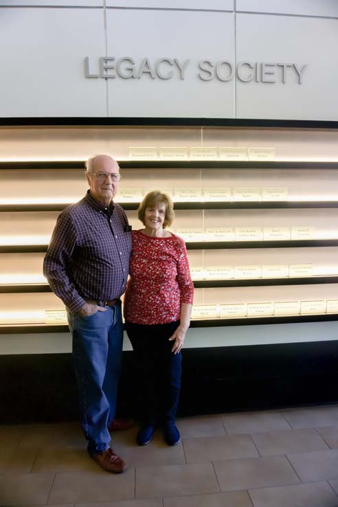 People at the Legacy Wall unveiling