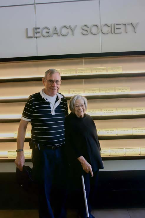 People at the Legacy Wall unveiling