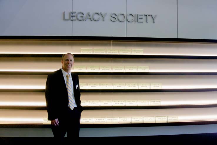 People at the Legacy Wall unveiling