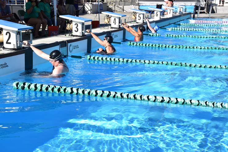 People at the Paralympic Meet.