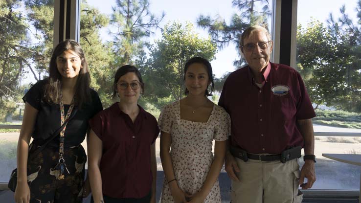 People enjoying the Scholarship Donor/Recipient Reception