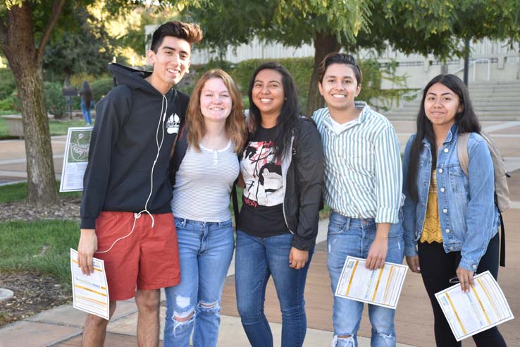 Students enjoying Senior Day