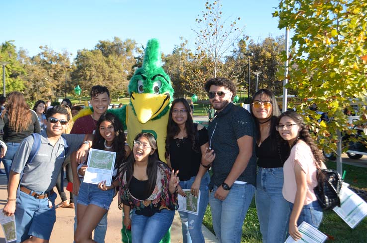 Students enjoying Senior Day