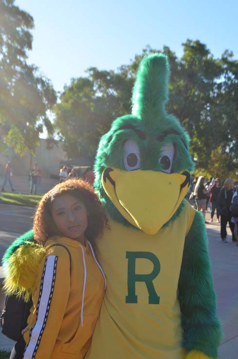 Students enjoying Senior Day