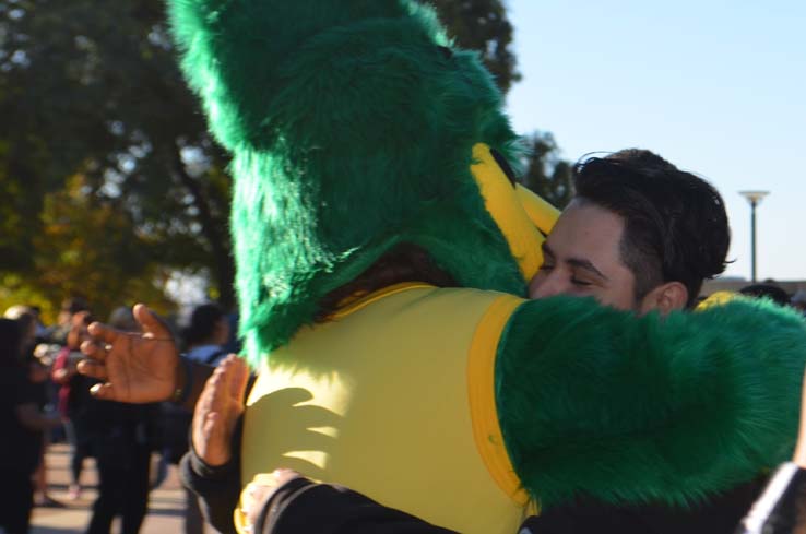 Students enjoying Senior Day