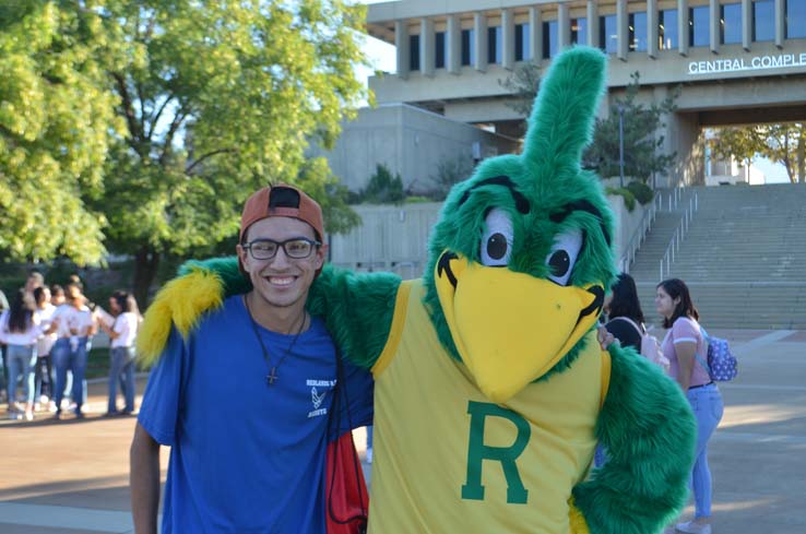 Students enjoying Senior Day