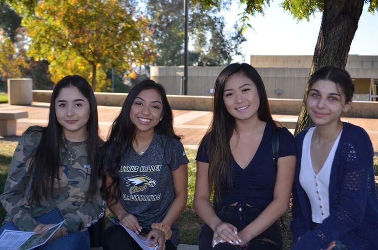 Students enjoying Senior Day