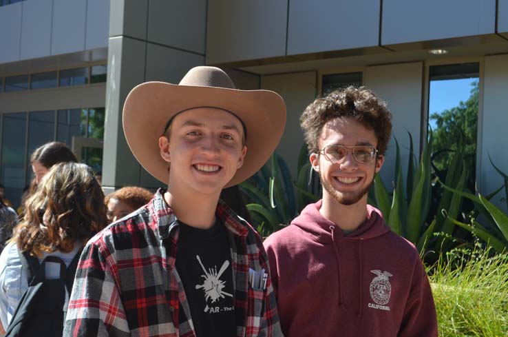 Students enjoying Senior Day