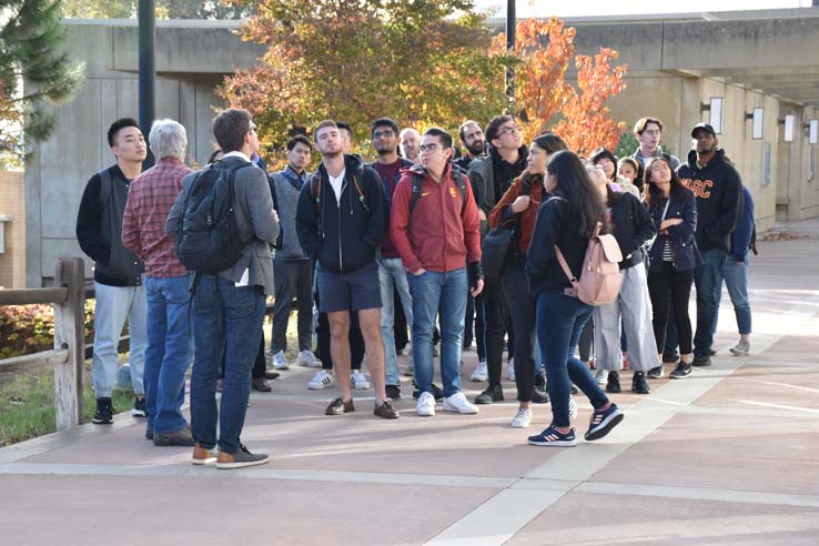 Students during CHC visit