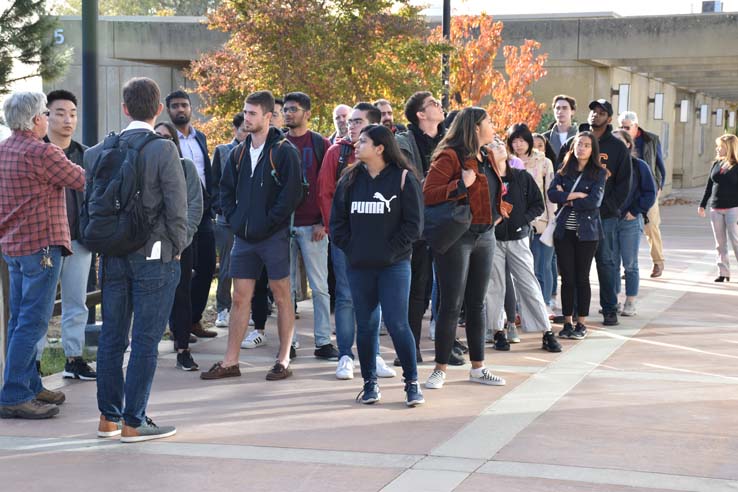 Students during CHC visit