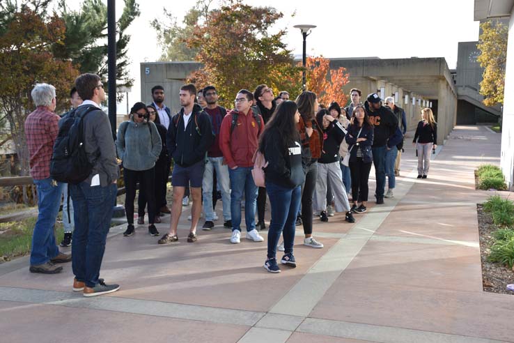 Students during CHC visit