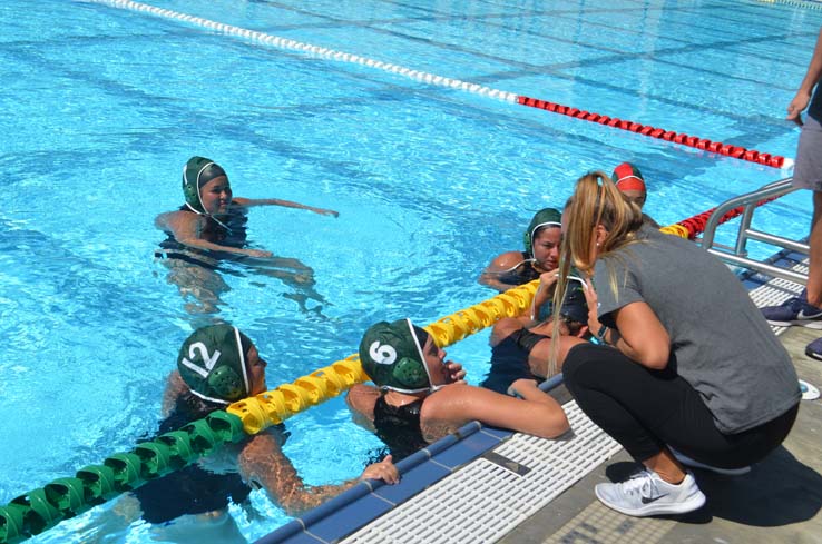 Women's water polo inaugural match