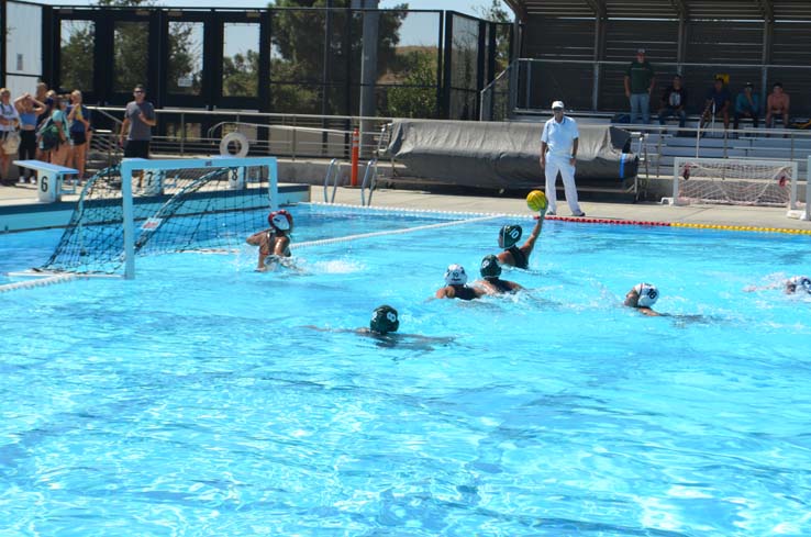 Women's water polo inaugural match