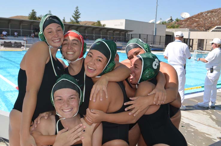 Women's water polo inaugural match