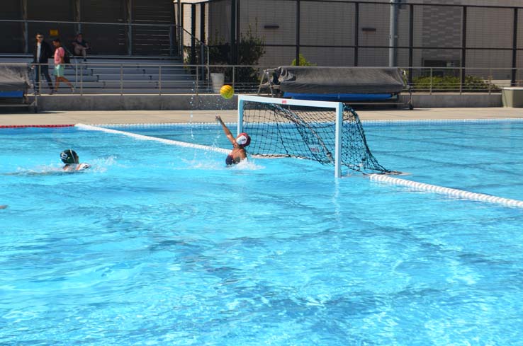 Women's water polo inaugural match