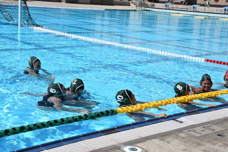 Women's water polo inaugural match