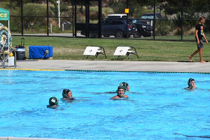 Women's water polo inaugural match