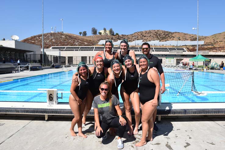 Women's water polo inaugural match