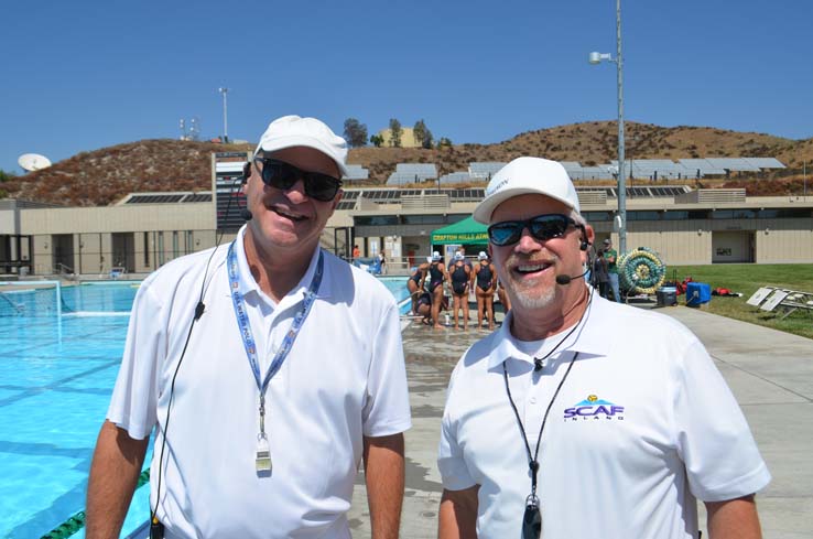 Women's water polo inaugural match