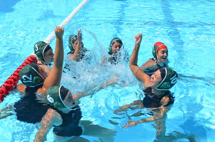 Women's water polo inaugural match