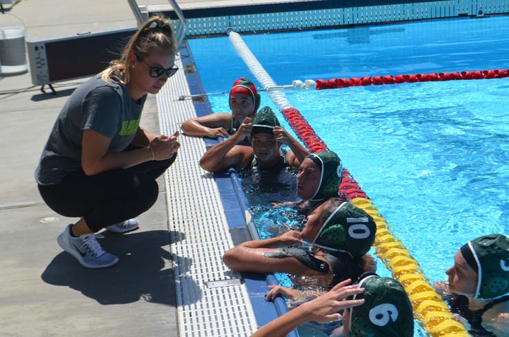 Women's water polo inaugural match