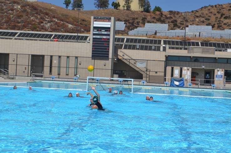 Women's water polo inaugural match