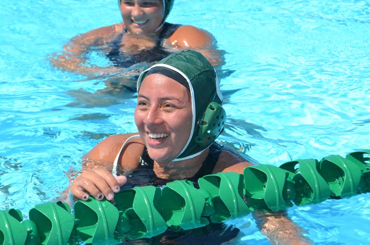 Women's water polo inaugural match